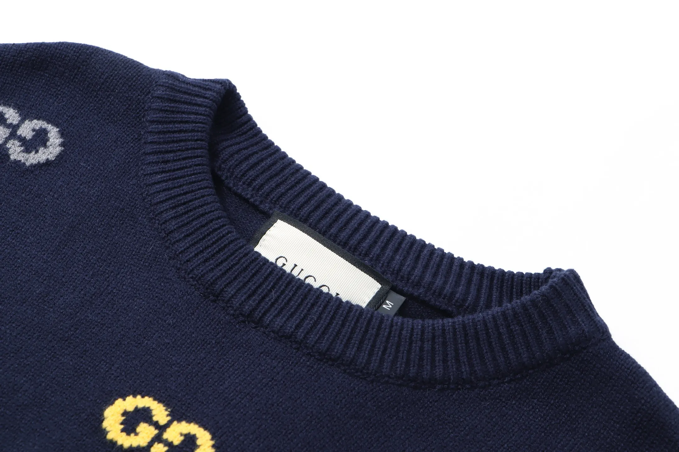 Multicolor Interlocking G Jacquard Sweater D20023436 — view 3