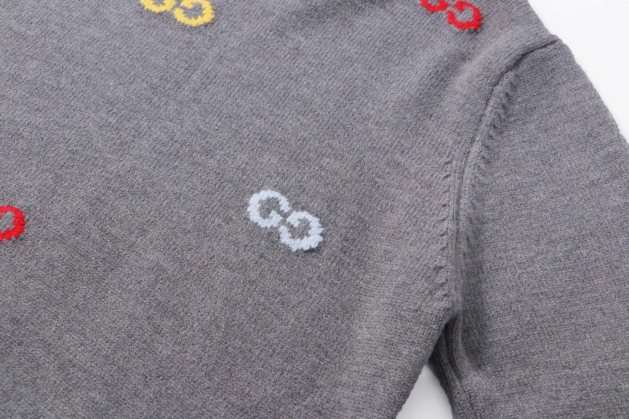 GG Jacquard Crew-Neck Sweater D20023435 — view 3