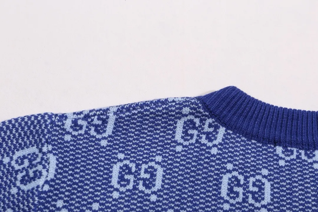 GG Monogram Jacquard Crew-Neck Sweater D20023422 — view 7