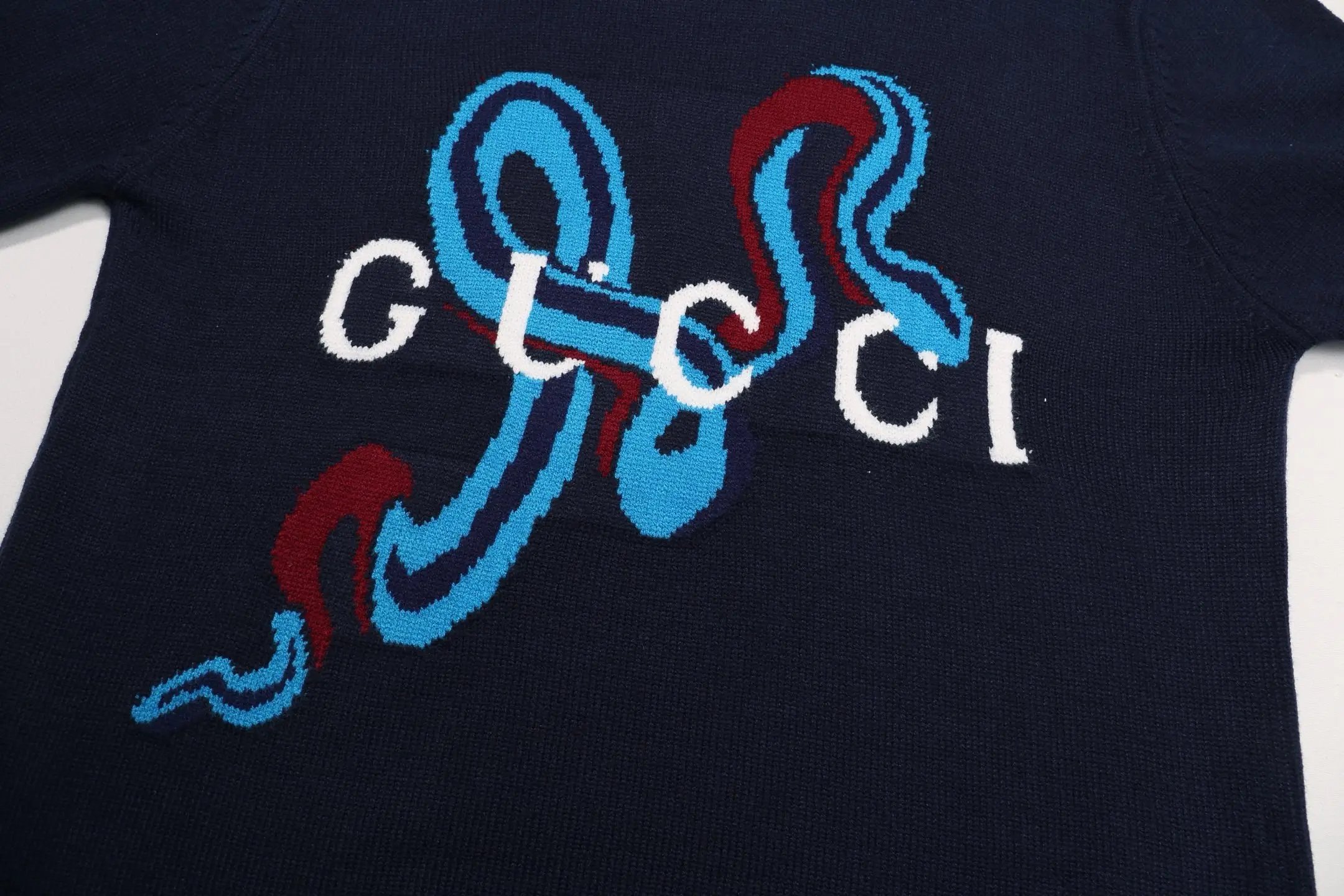 Snake Intarsia Logo Crew-Neck Sweater D20023432 — view 6