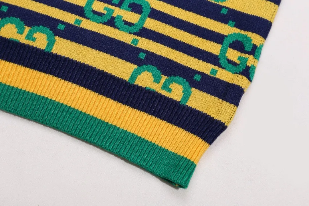 Interlocking G Striped Wool Sweater D20023428 — view 5
