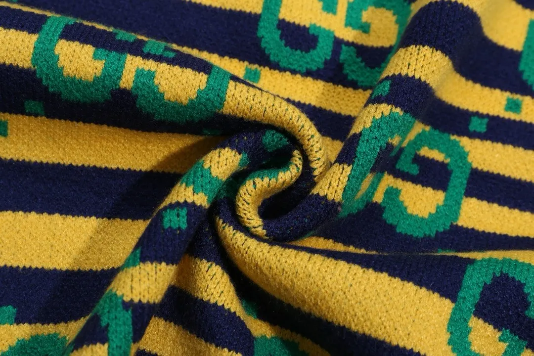Interlocking G Striped Wool Sweater D20023428 — view 6