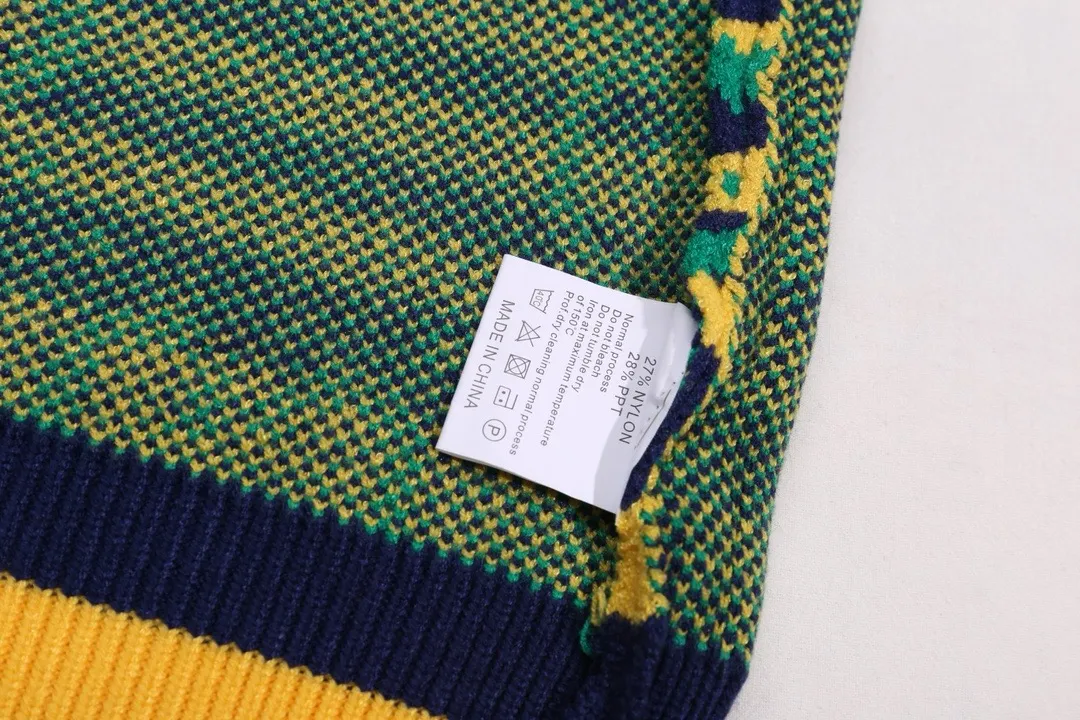 Interlocking G Striped Wool Sweater D20023428 — view 8