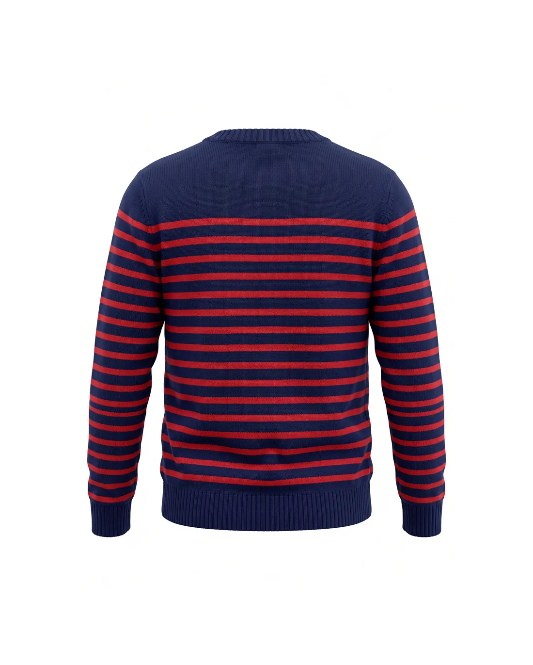 Chez Valentino Striped Intarsia Knit Sweater D20023413 — view 2