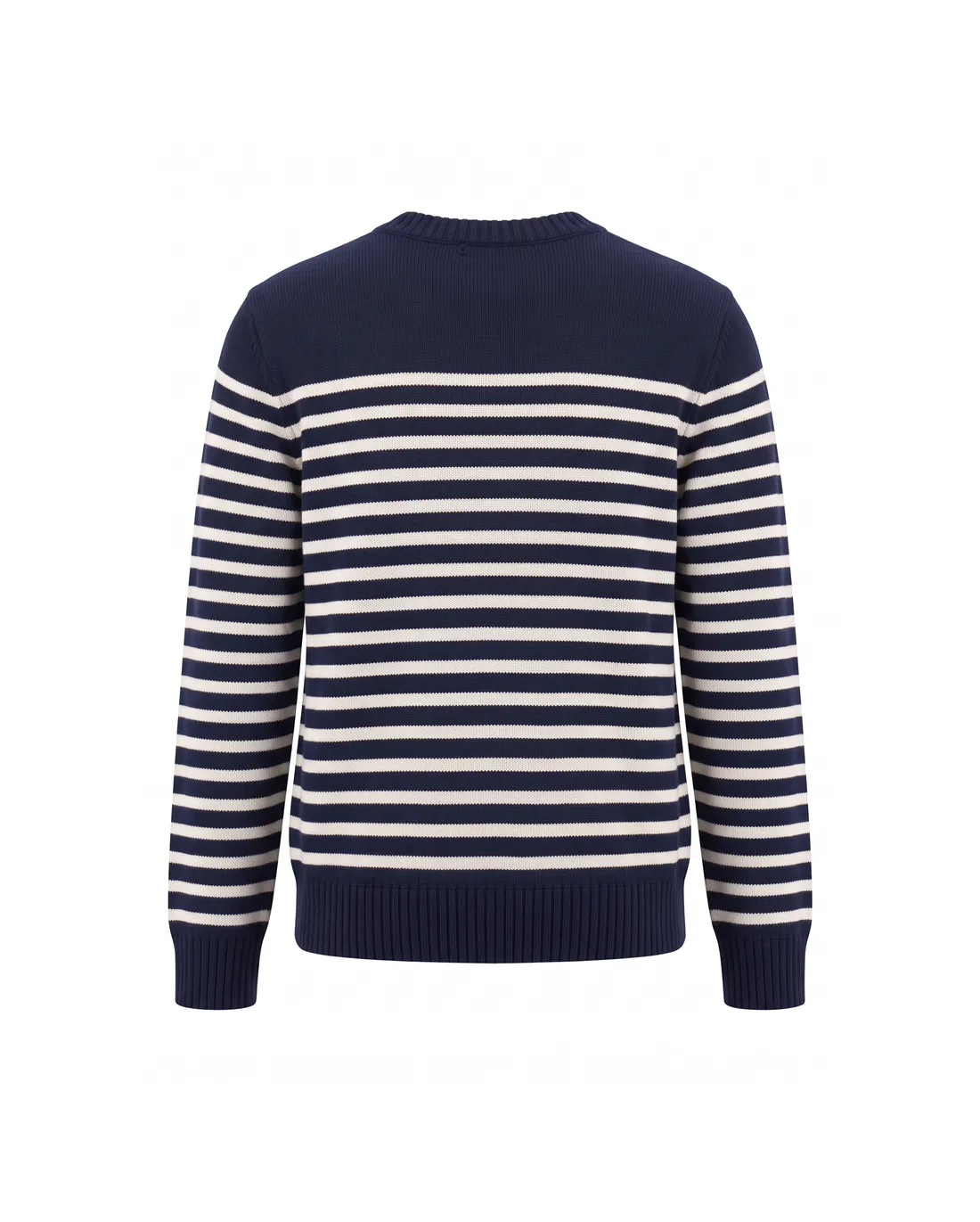 Chez Valentino Striped Logo Crew-Neck Sweater D20023414 — view 2