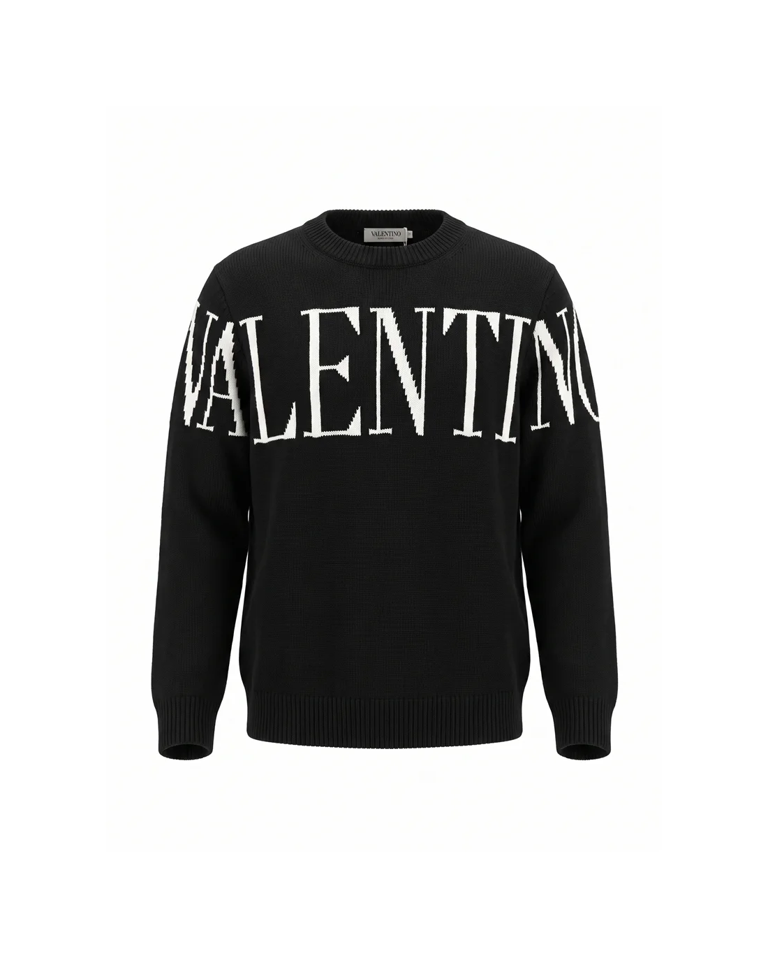 Logo Intarsia Crew-Neck Sweater D20023409