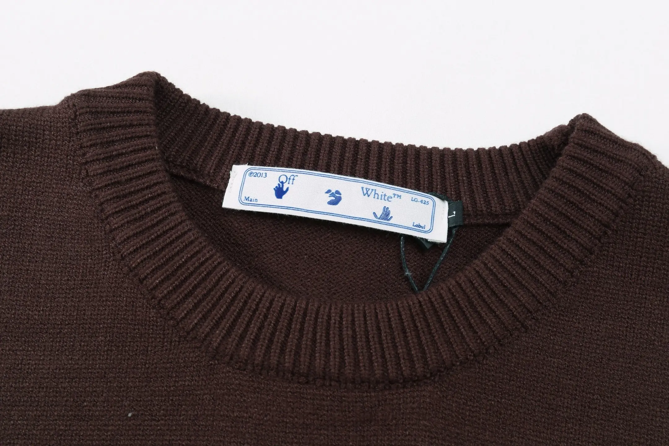 Logo Jacquard Wool Crew-Neck Sweater D20023456 — view 3