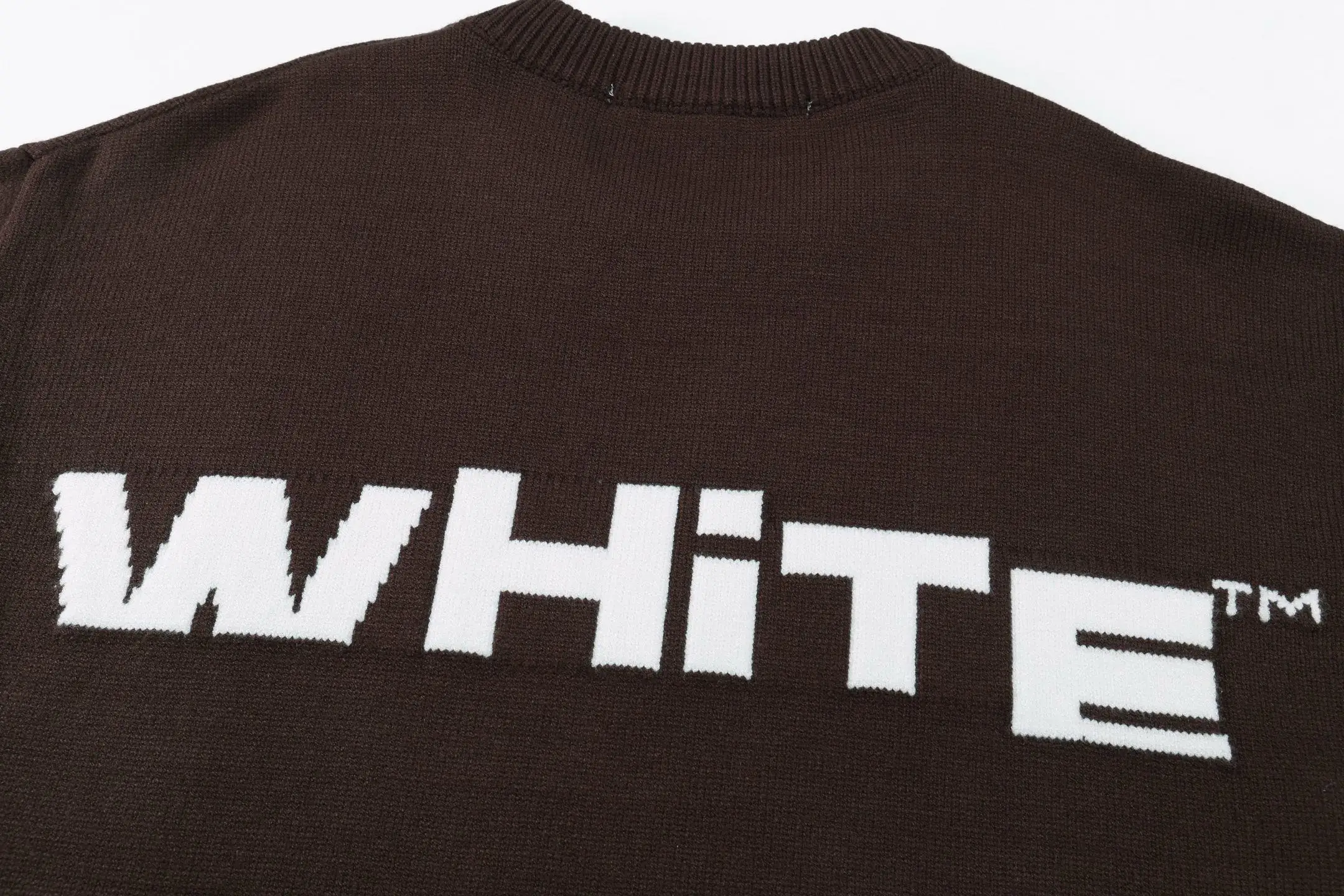 Logo Jacquard Wool Crew-Neck Sweater D20023456 — view 4