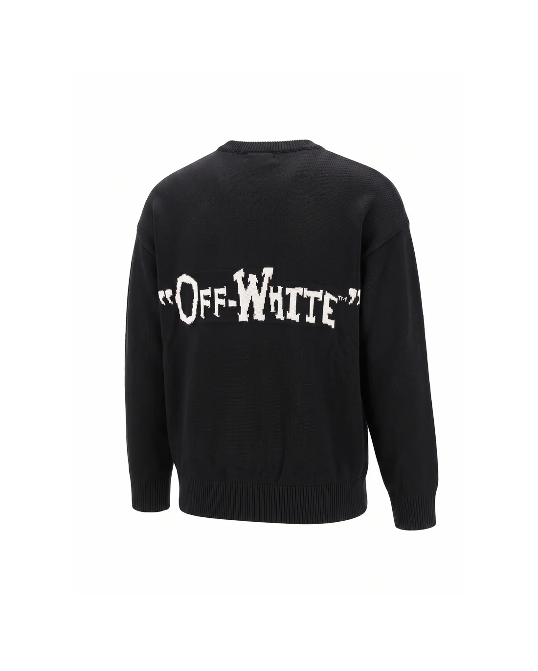 Logo Jacquard Wool Crew-Neck Sweater D20023458 — view 2