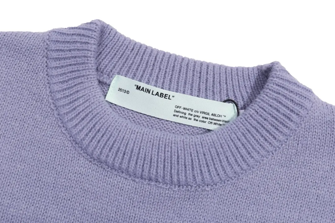 Off-White Logo Jacquard Wool Sweater D20023454 — view 4