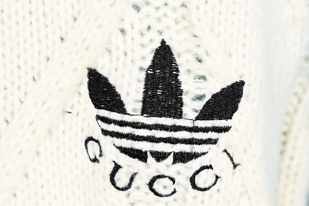Gucci x adidas Cable-Knit Crew-Neck Sweater D20523426 — view 5