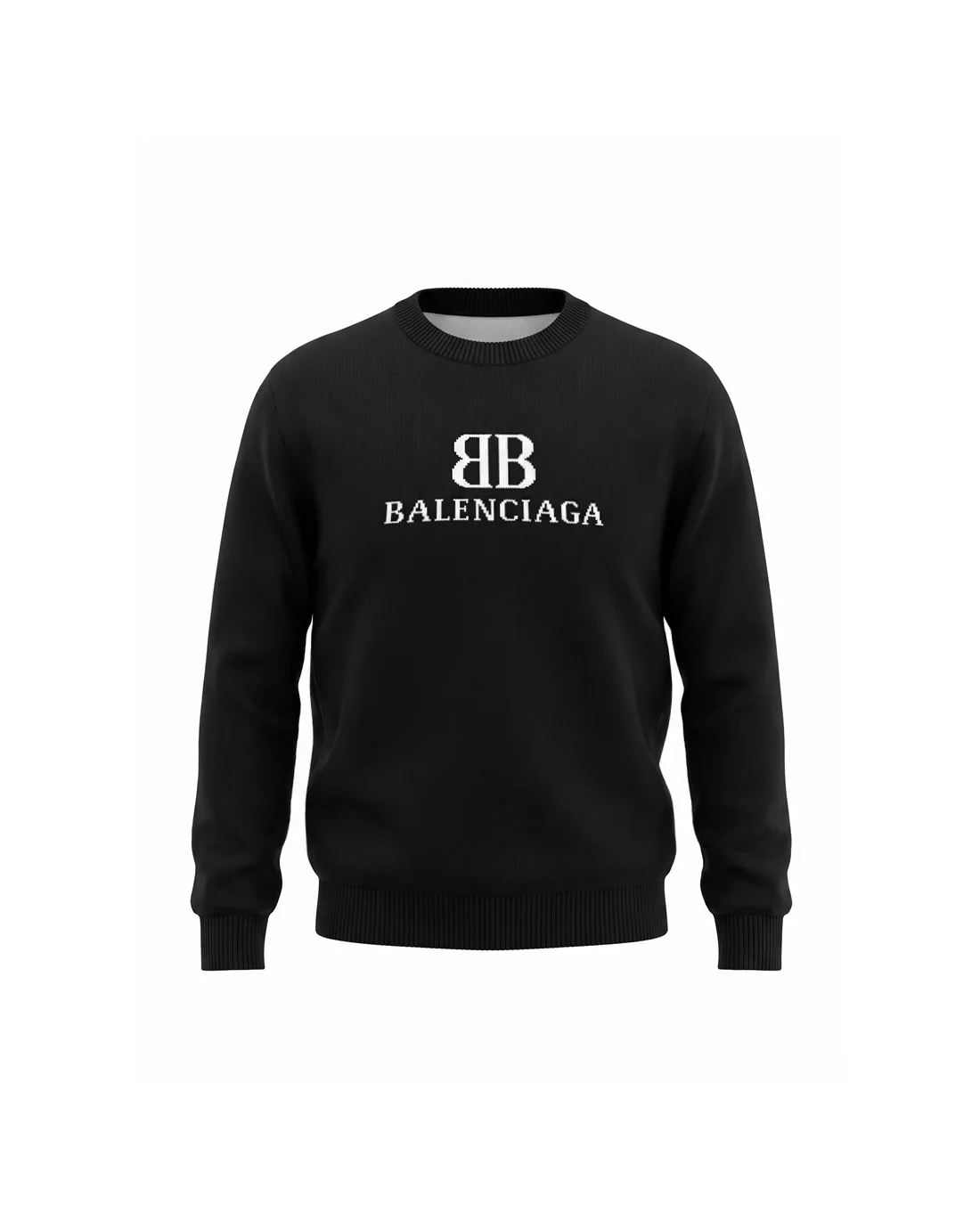 Logo Jacquard Crew-Neck Sweater D21023393