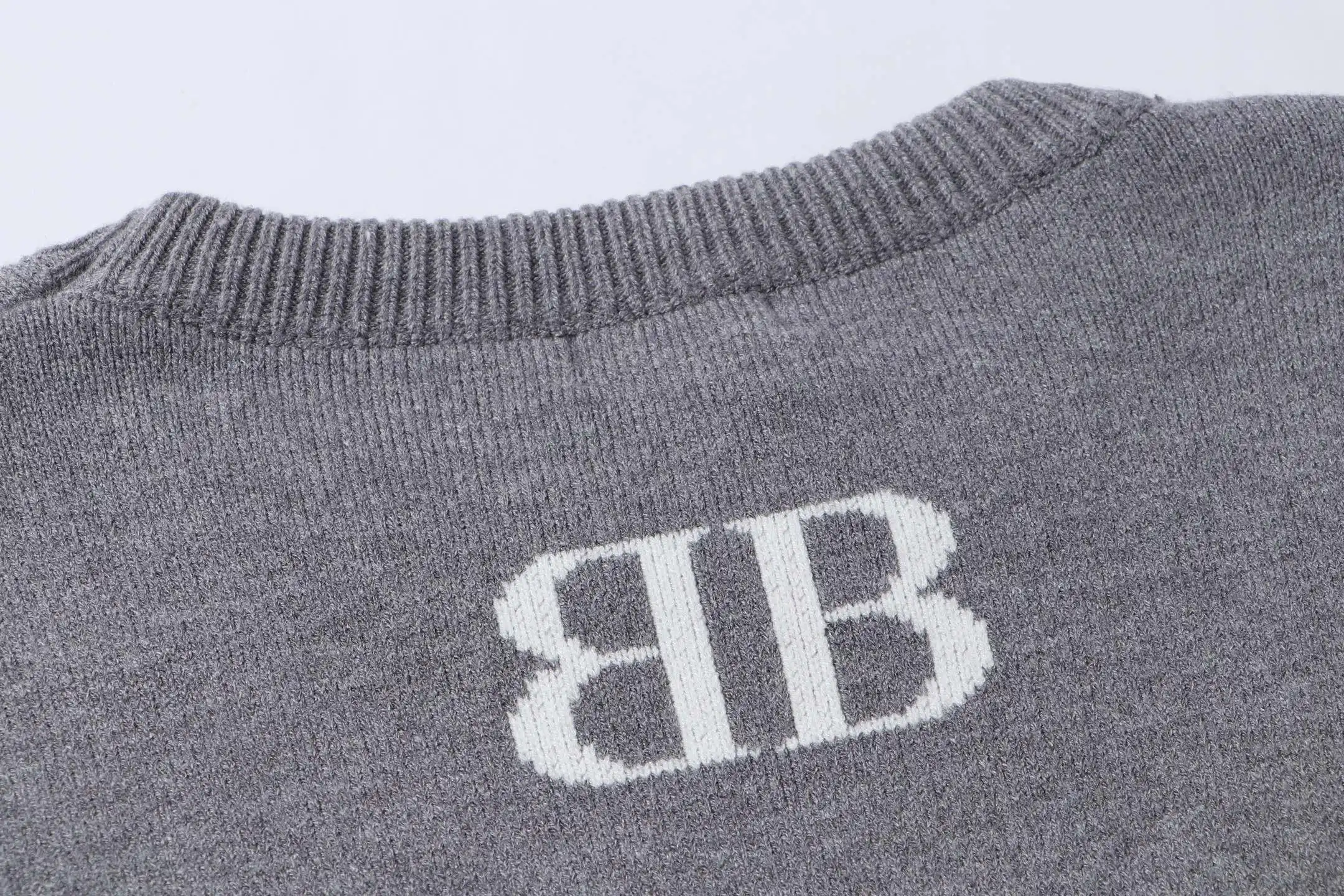 Logo Intarsia Knit Crew-Neck Sweater D21023392 — view 8