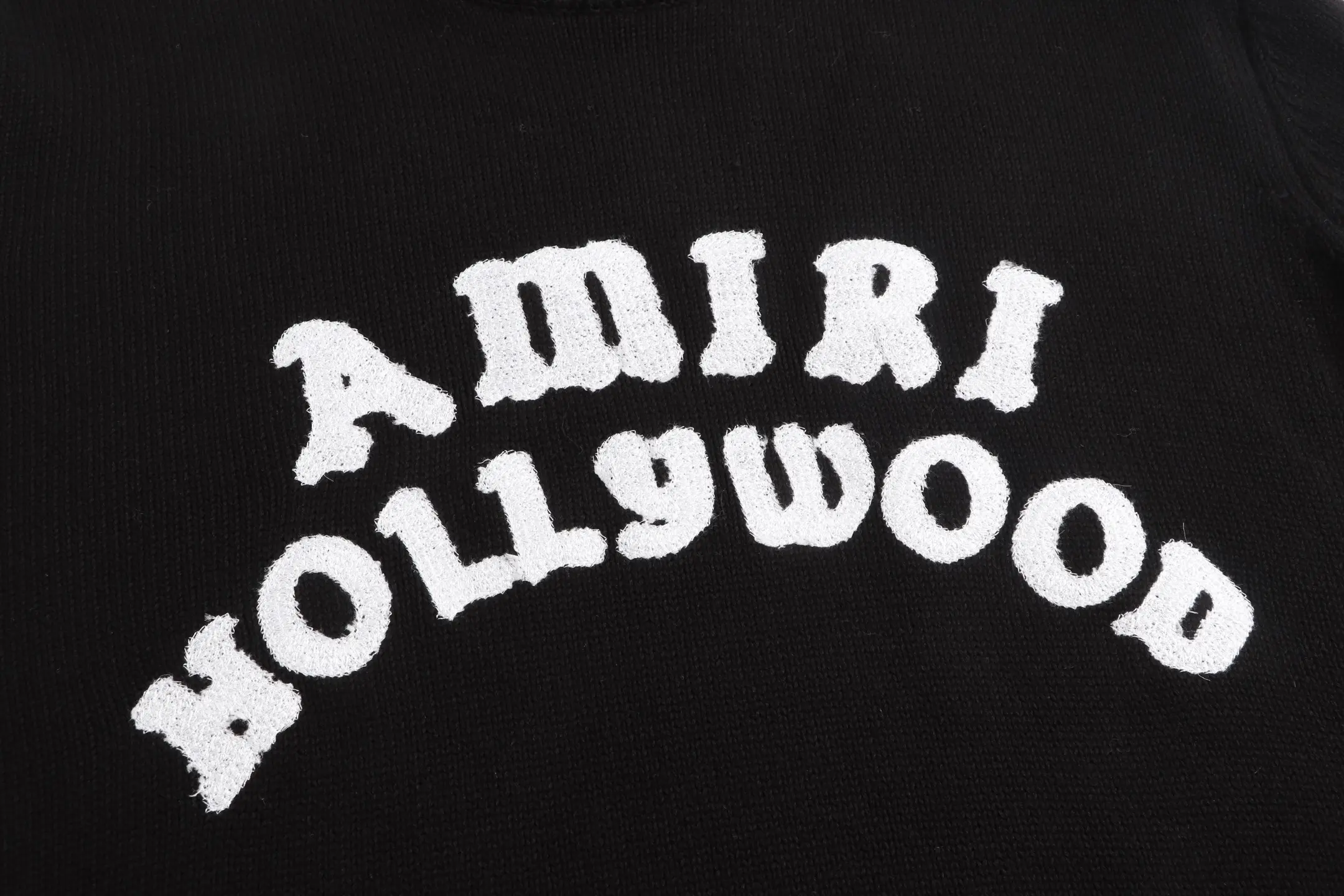 Hollywood Logo Embroidered Crew-Neck Sweater D21023441 — view 4