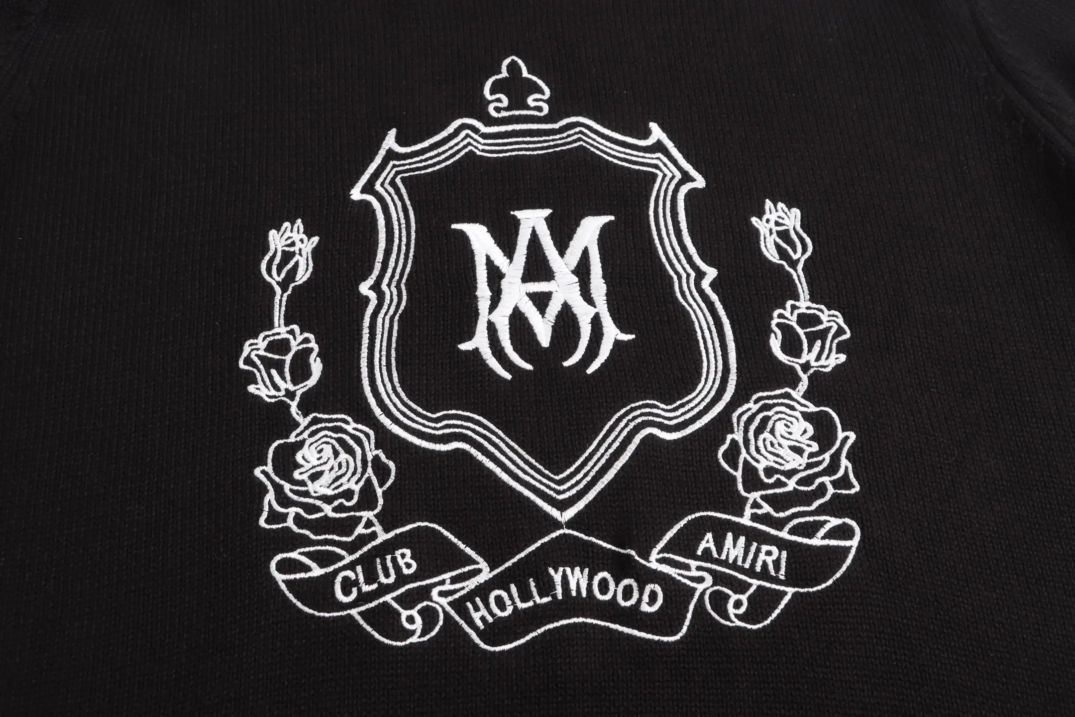 Logo Embroidery Crew-Neck Knit Sweater D21023442 — view 3