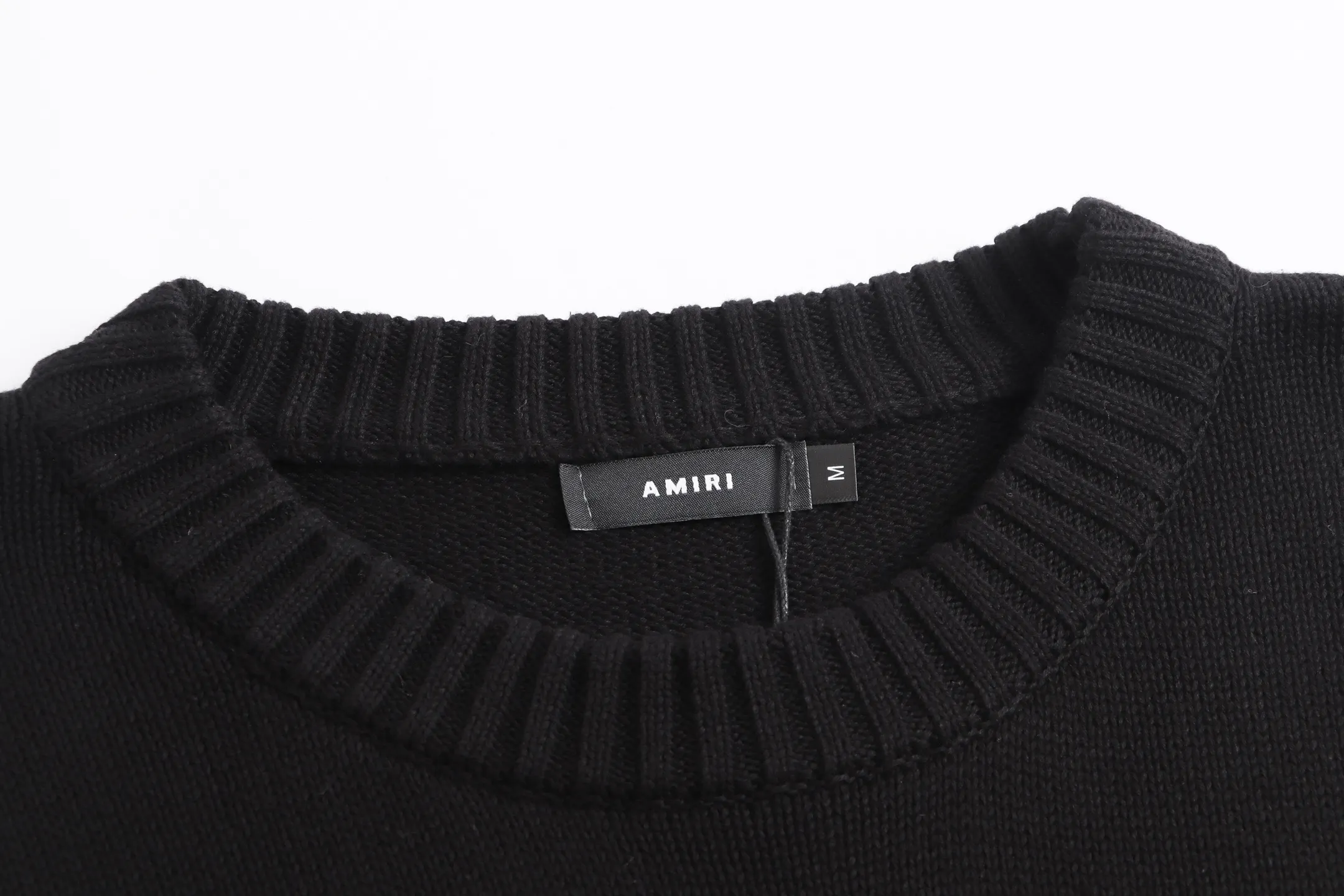 Logo Embroidery Crew-Neck Knit Sweater D21023442 — view 4
