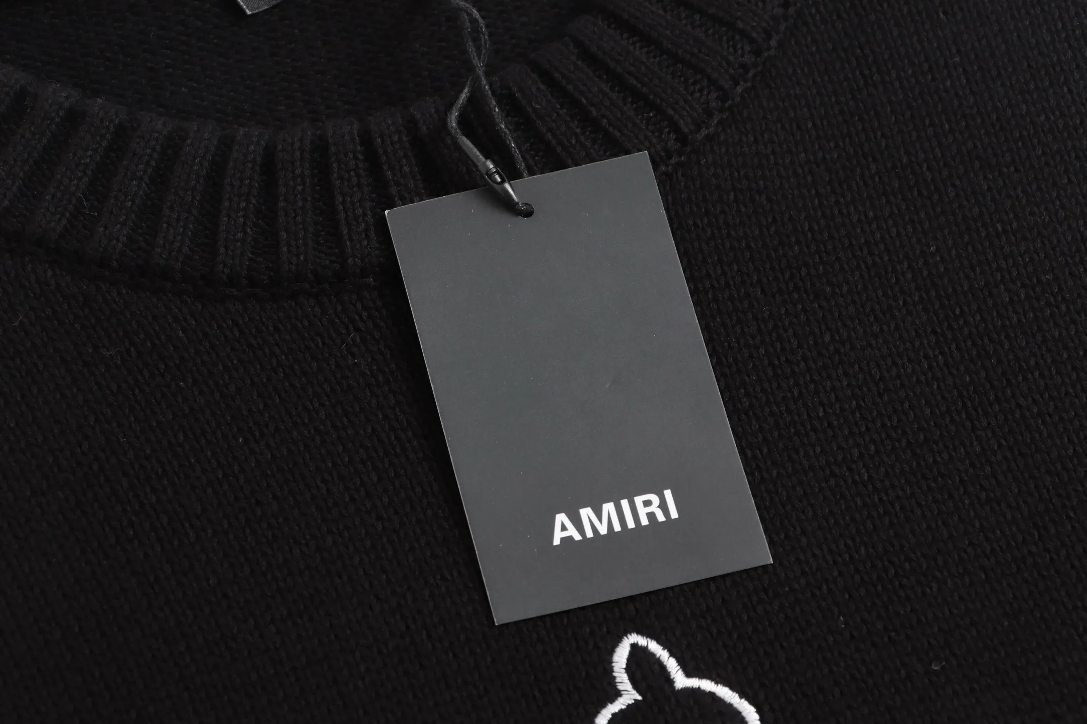 Logo Embroidery Crew-Neck Knit Sweater D21023442 — view 5