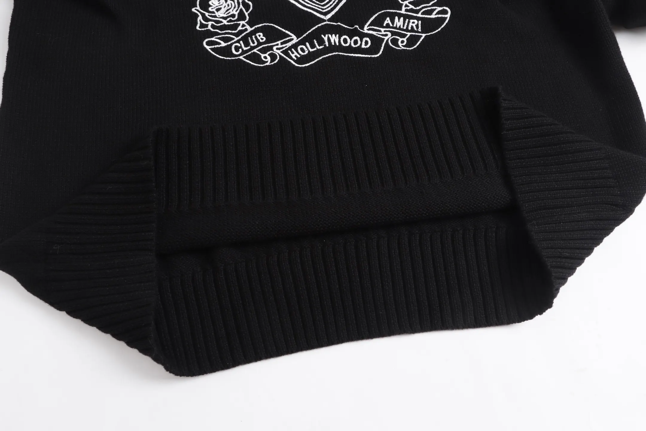Logo Embroidery Crew-Neck Knit Sweater D21023442 — view 6