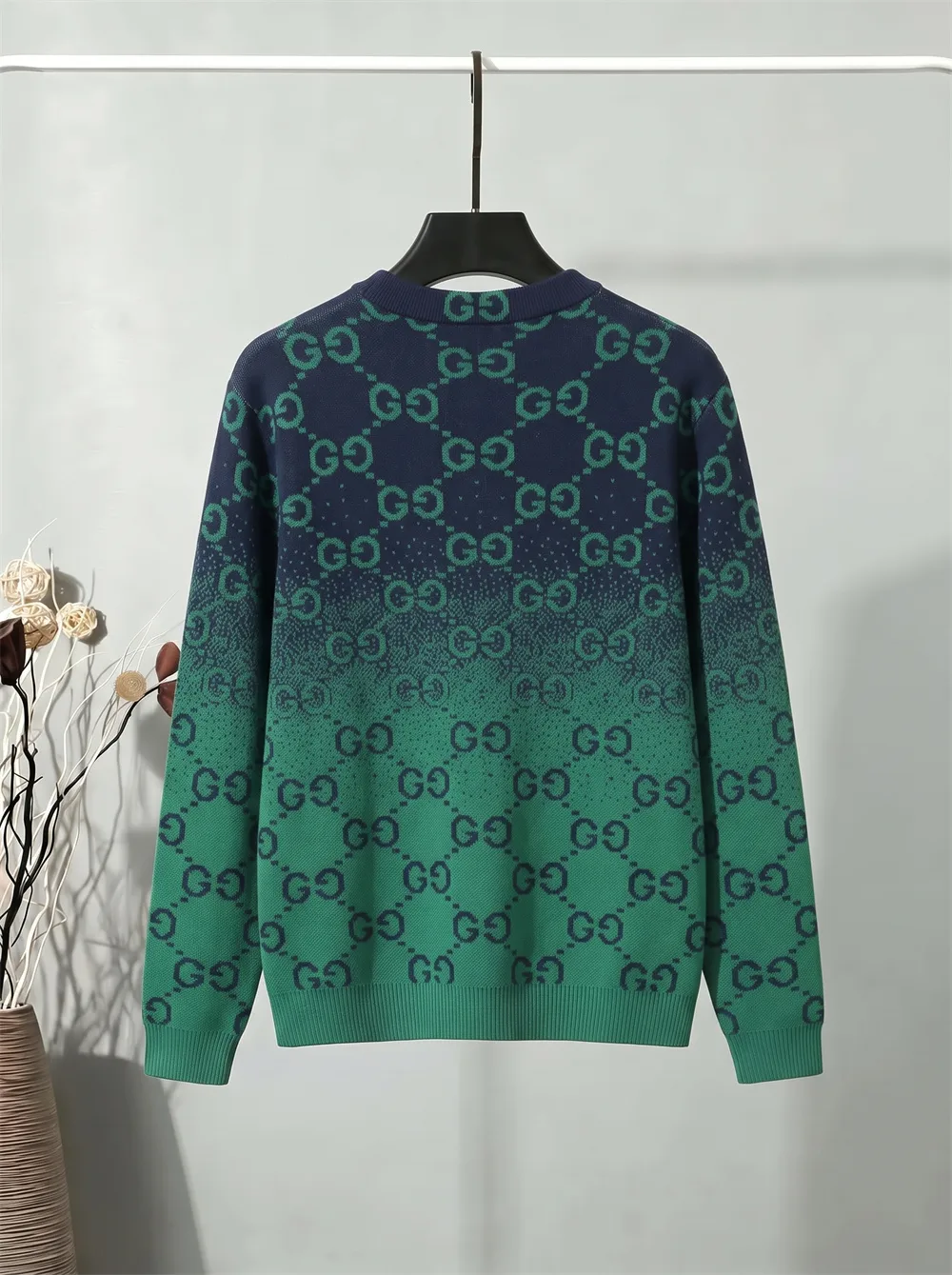 GG Monogram Gradient Jacquard Sweater D21023434 — view 2