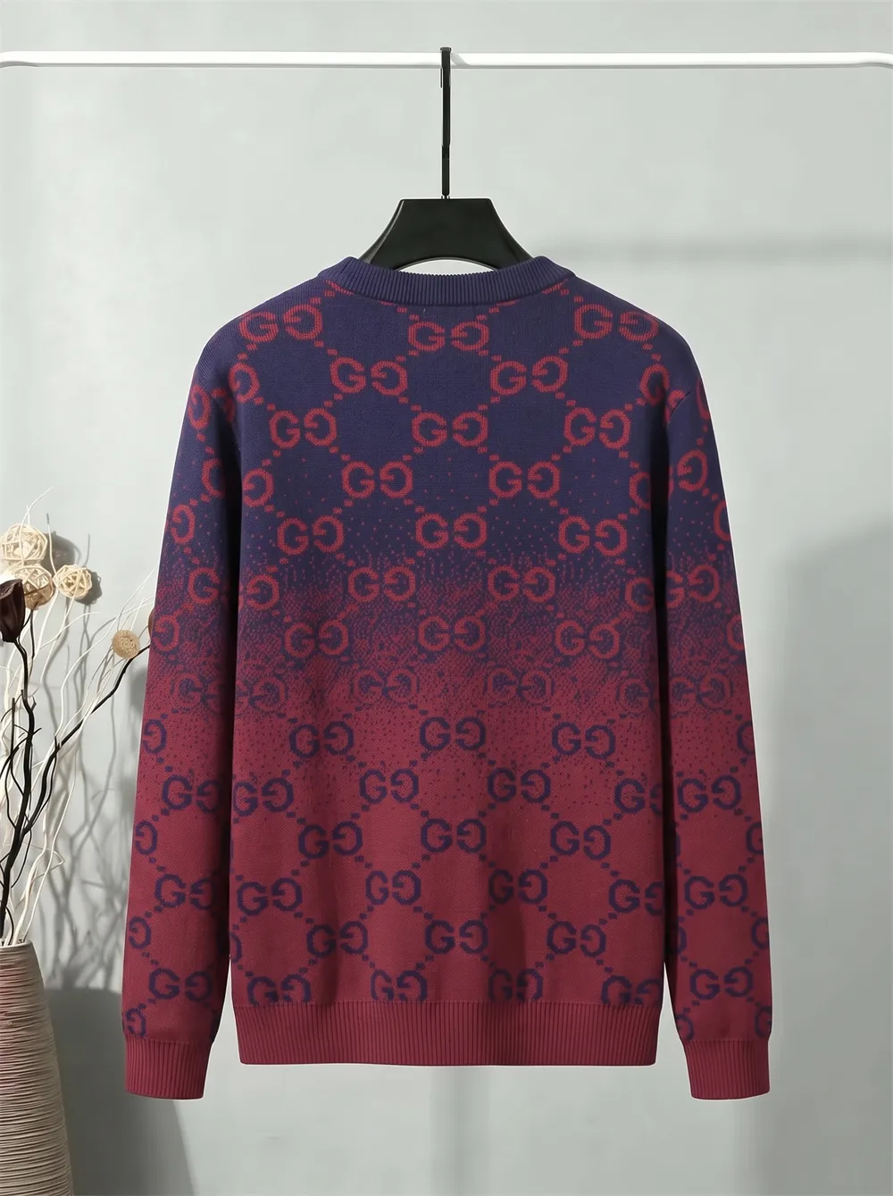 GG Monogram Gradient Jacquard Sweater D21023433 — view 2