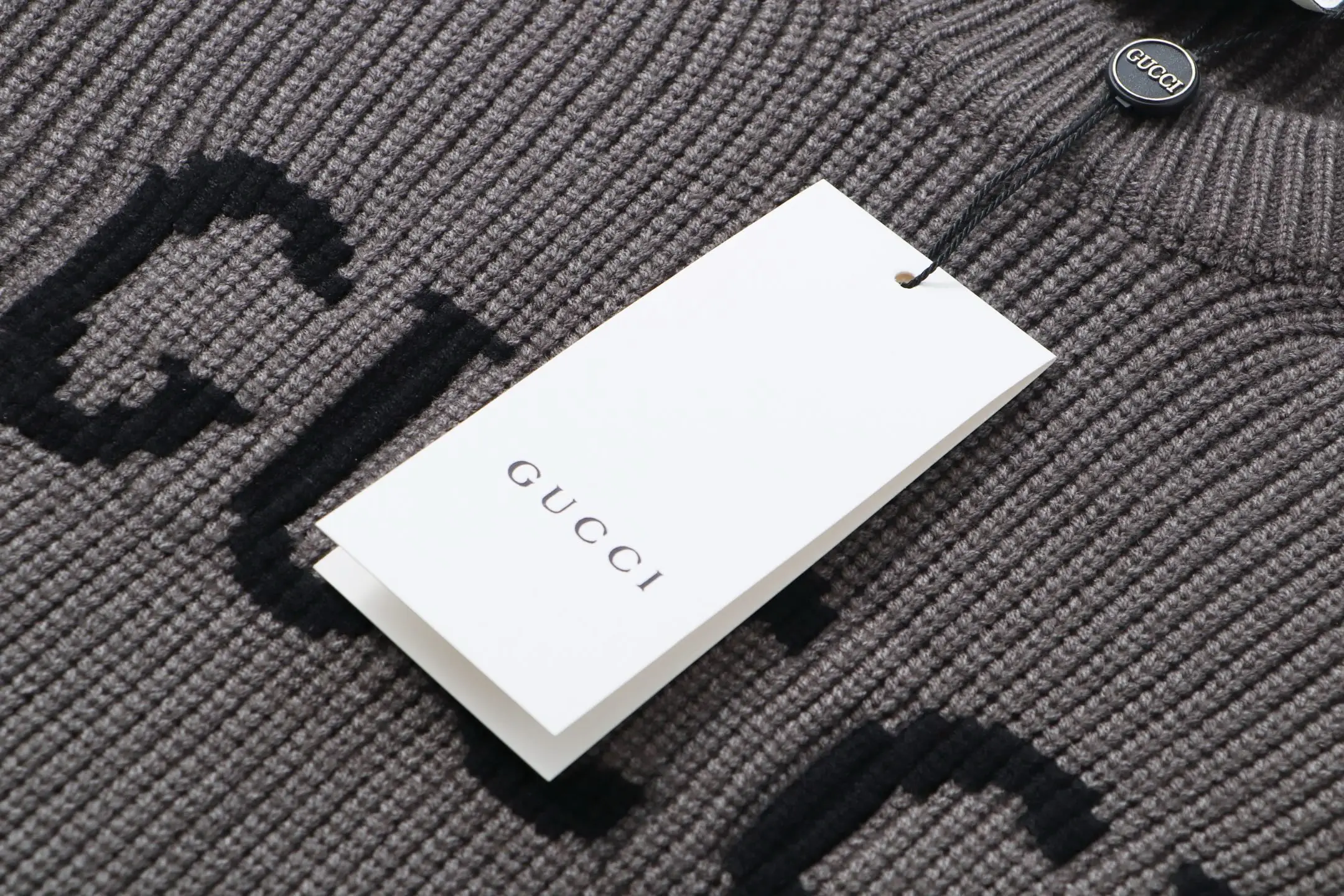 Logo Jacquard Crew-Neck Sweater D21023438 — view 5