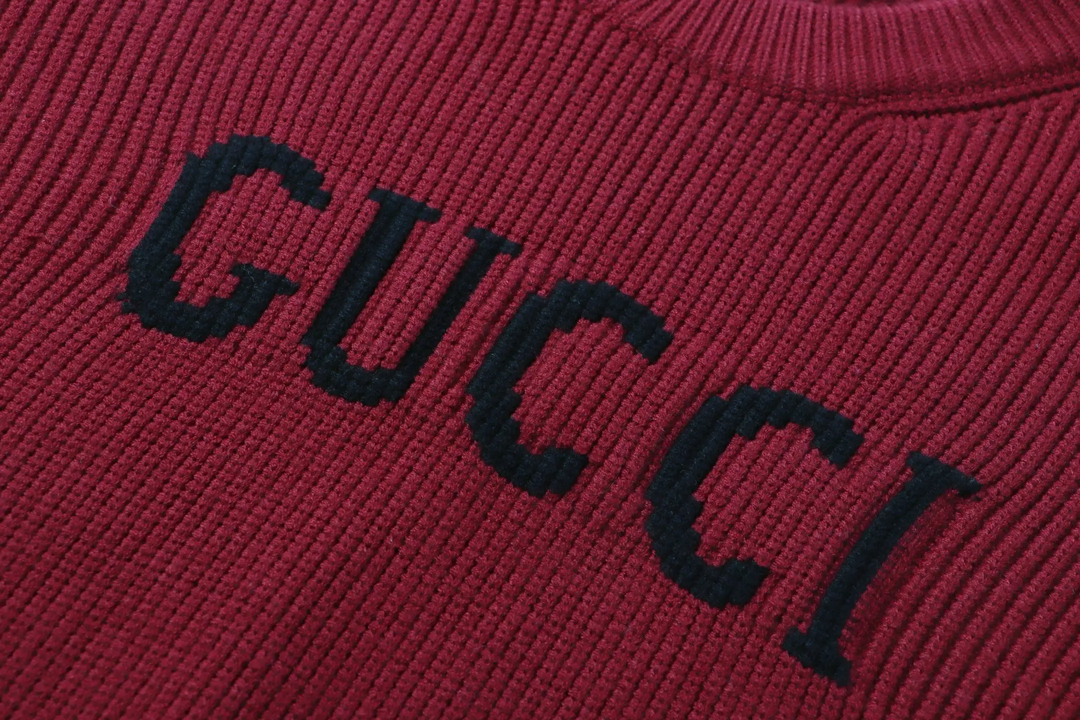 Logo Jacquard Ribbed Crew-Neck Sweater D21023437 — view 4