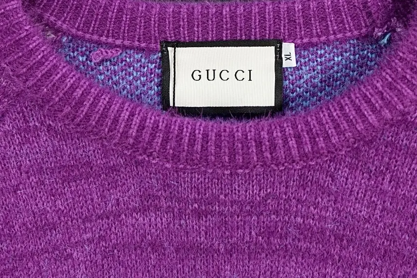 Gucci x adidas Trefoil Mohair-Blend Sweater D21523425 — view 3