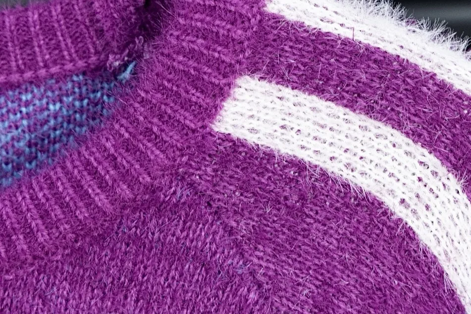 Gucci x adidas Trefoil Mohair-Blend Sweater D21523425 — view 4
