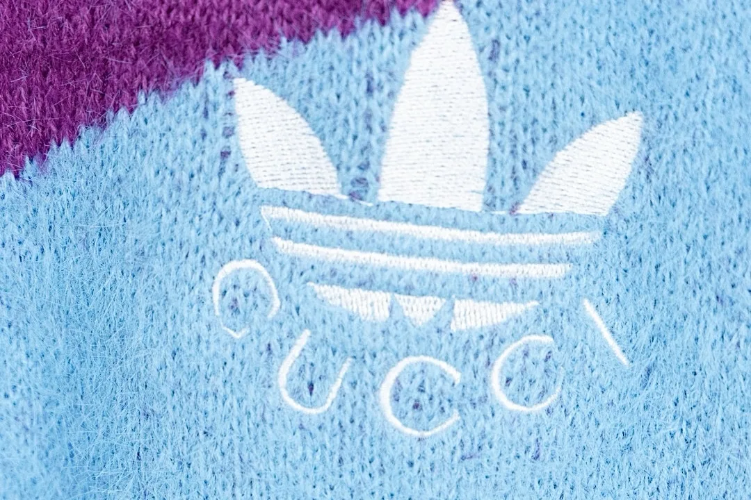 Gucci x adidas Trefoil Mohair-Blend Sweater D21523425 — view 5