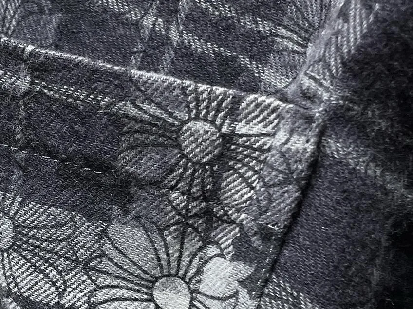 Cross-Jacquard Plaid Flannel Shirt D22023466 — view 6
