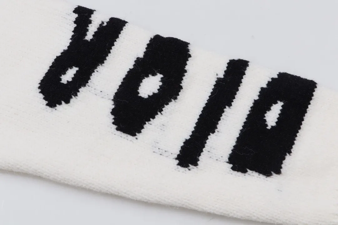 Distressed Logo Intarsia Crew-Neck Sweater D22023384 — view 3