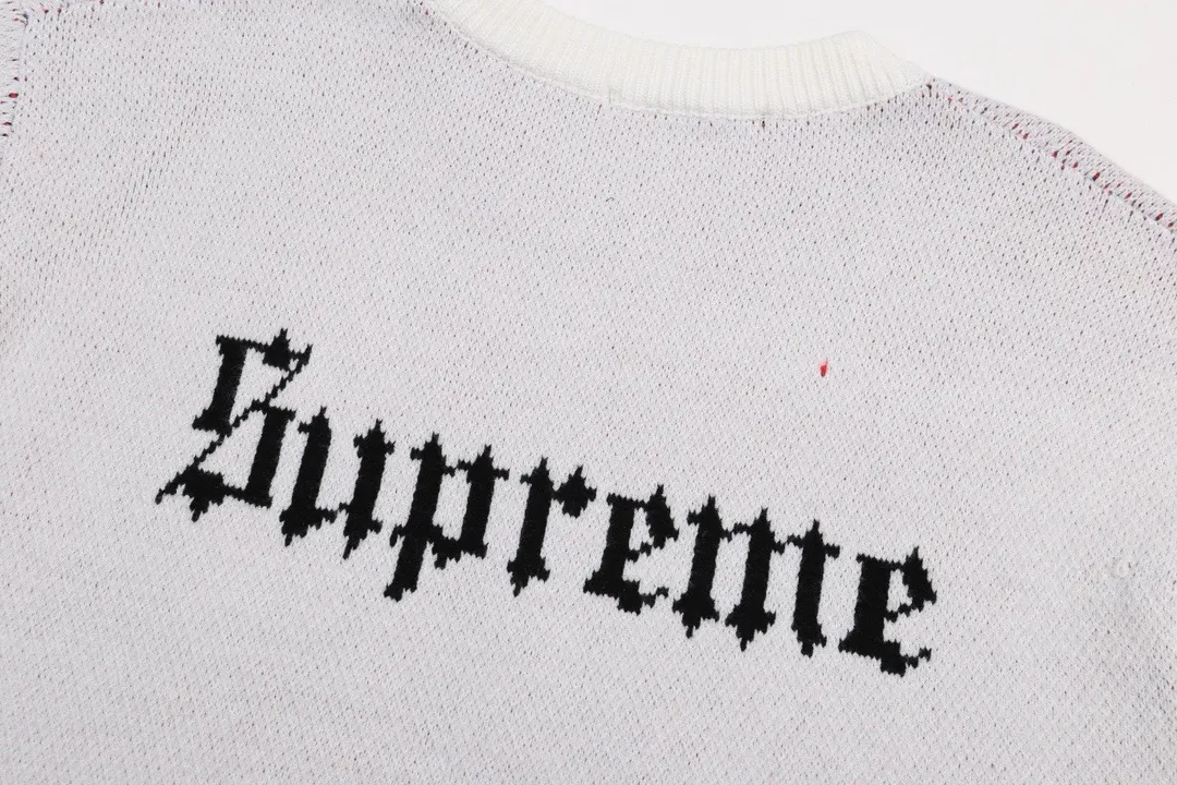 Snow White Jacquard Crew-Neck Sweater D22023390 — view 4