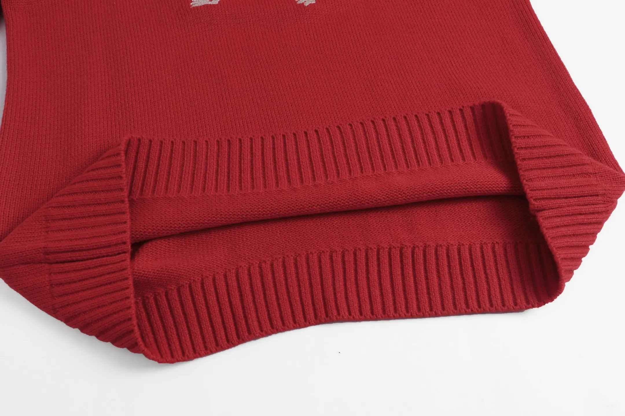 Leopard Logo Embroidered Crew-Neck Sweater D22023406 — view 5