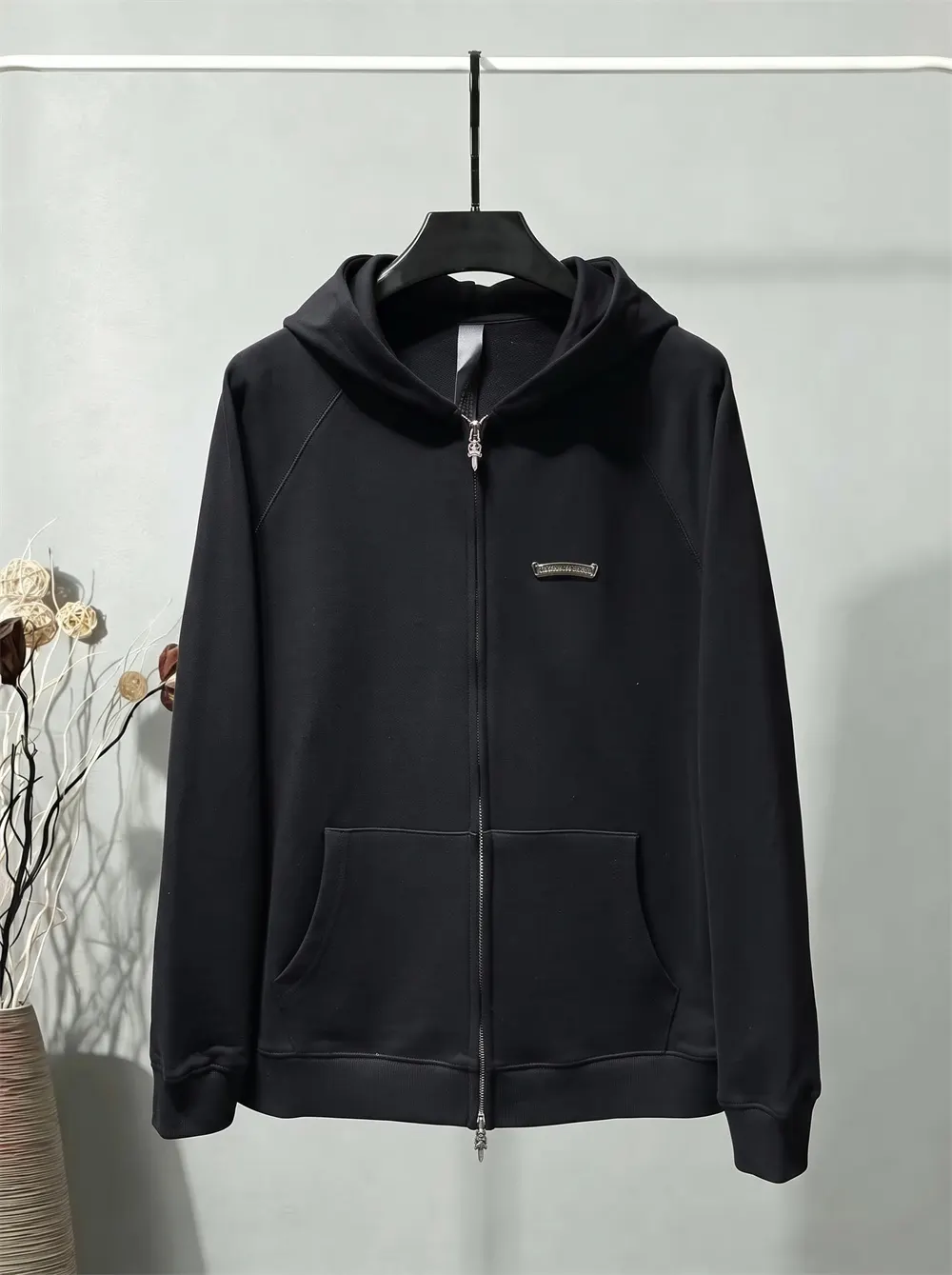 Logo-Appliqué Zip-Up Hoodie D23023465