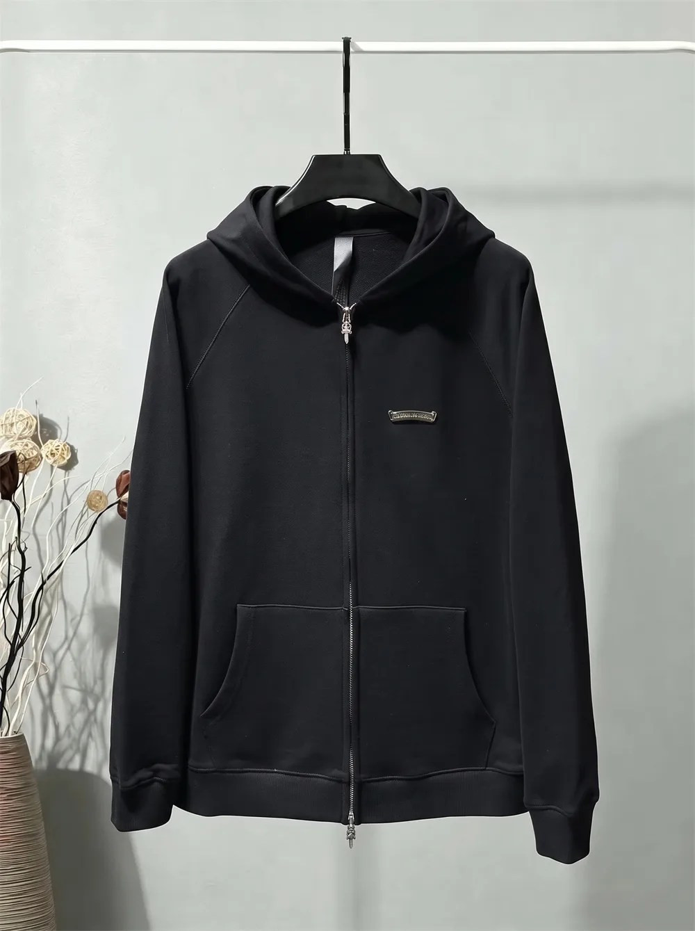Logo-Appliqué Zip-Up Hoodie D23023465