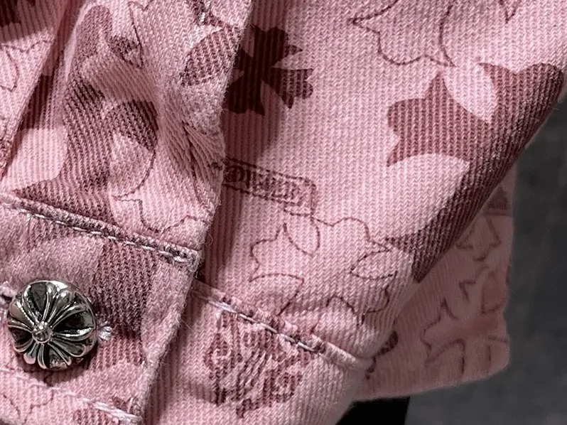 Monogram Cross-Print Denim Shirt Jacket D23023467 — view 7