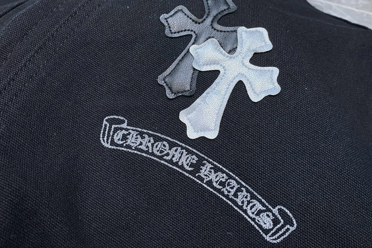 Cross Patch Jacquard Denim Jacket D25023463 — view 4
