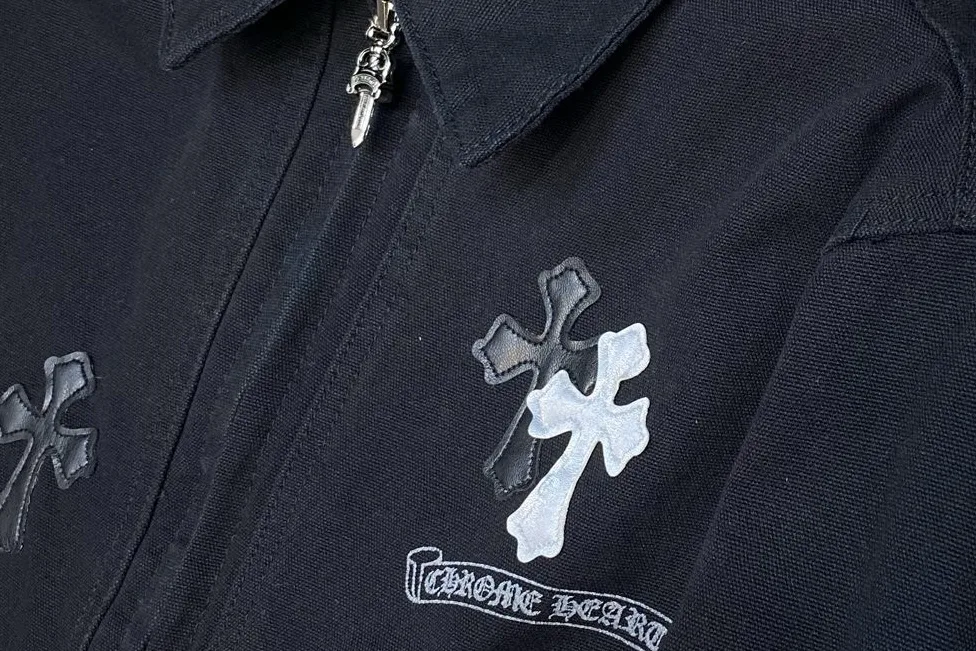 Cross Patch Jacquard Denim Jacket D25023463 — view 6