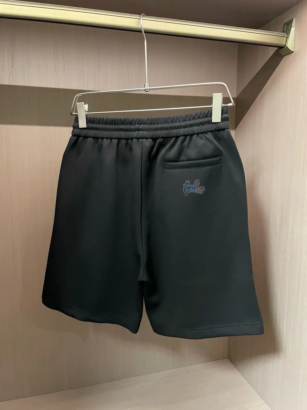 Logo Patch Cotton Jersey Shorts D14511668 — view 2