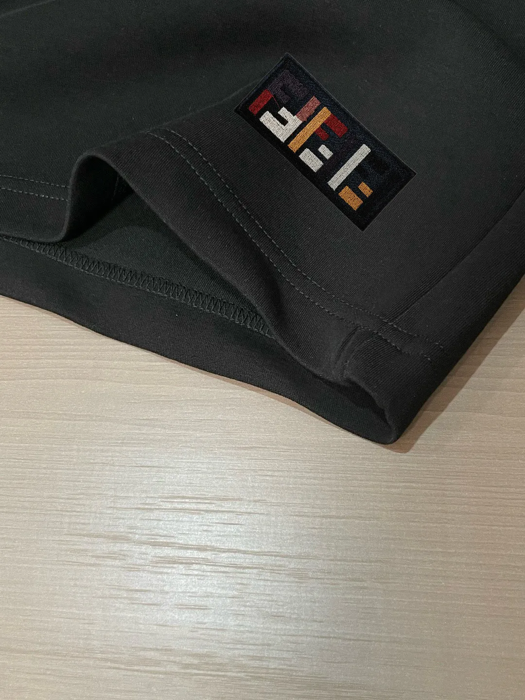 Logo Patch Cotton Jersey Shorts D14511667 — view 6