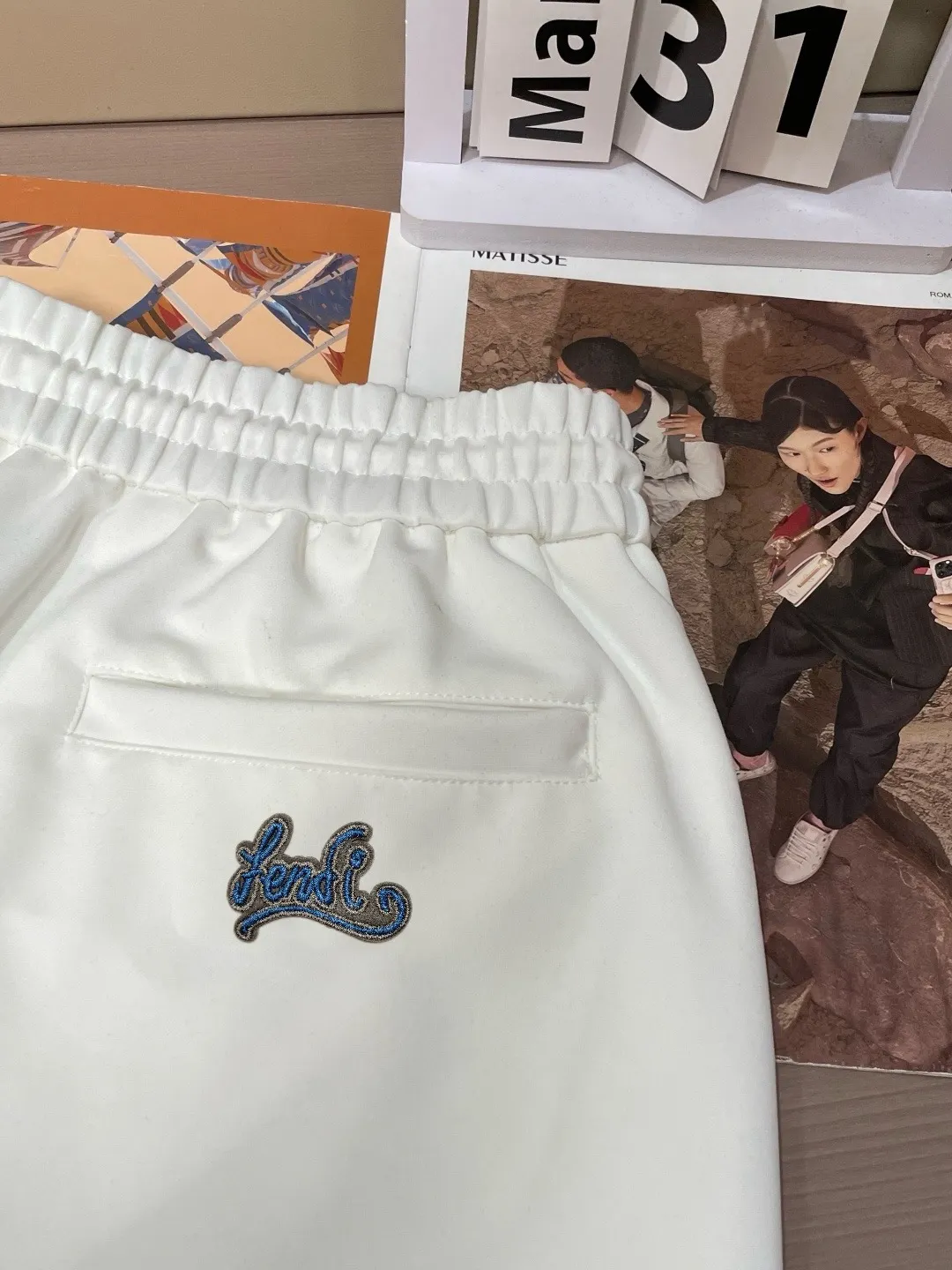 Logo-Patch Cotton Jersey Shorts D14511665 — view 7