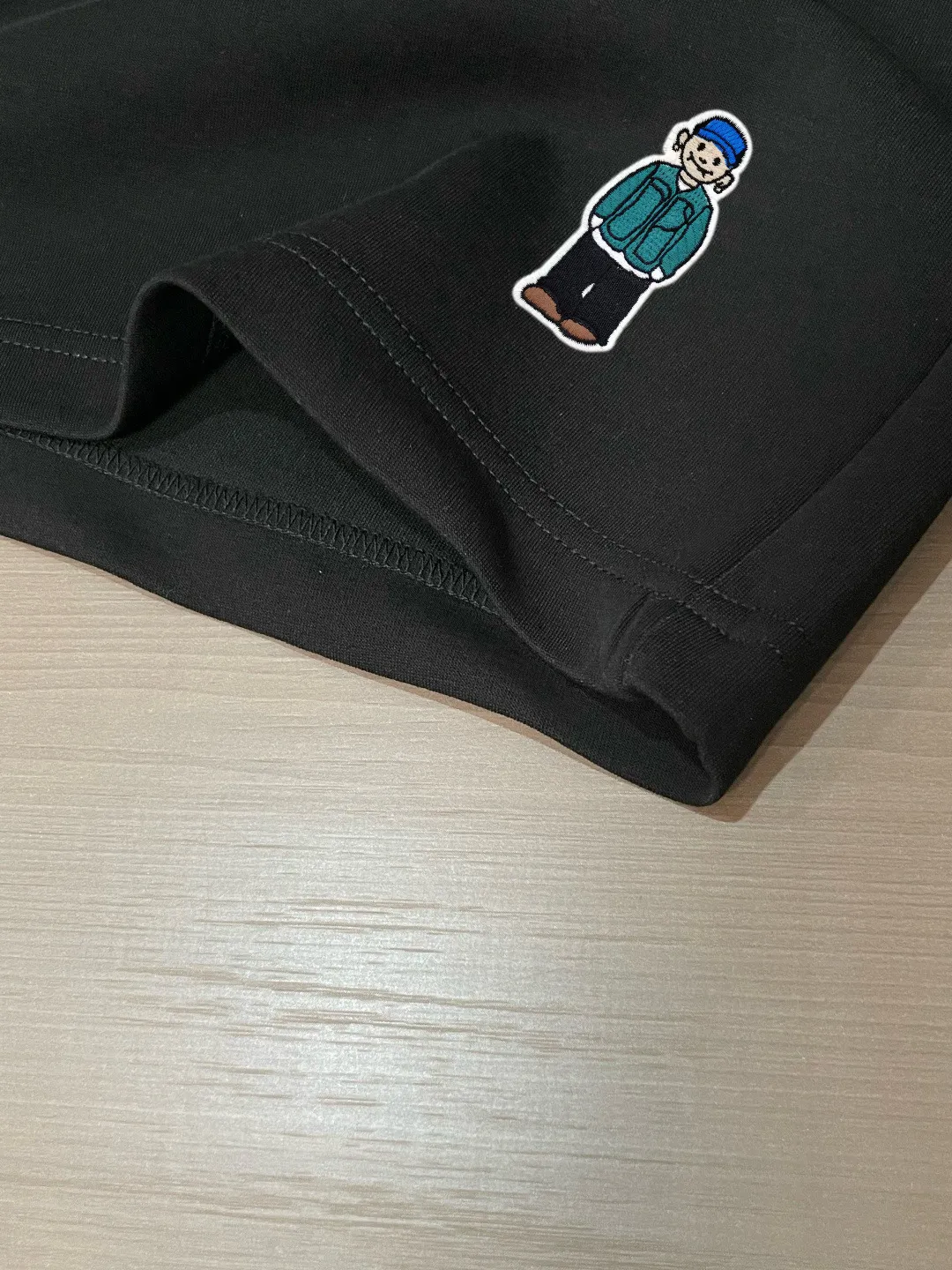 Logo Patch Cotton Jersey Shorts D14511666 — view 5