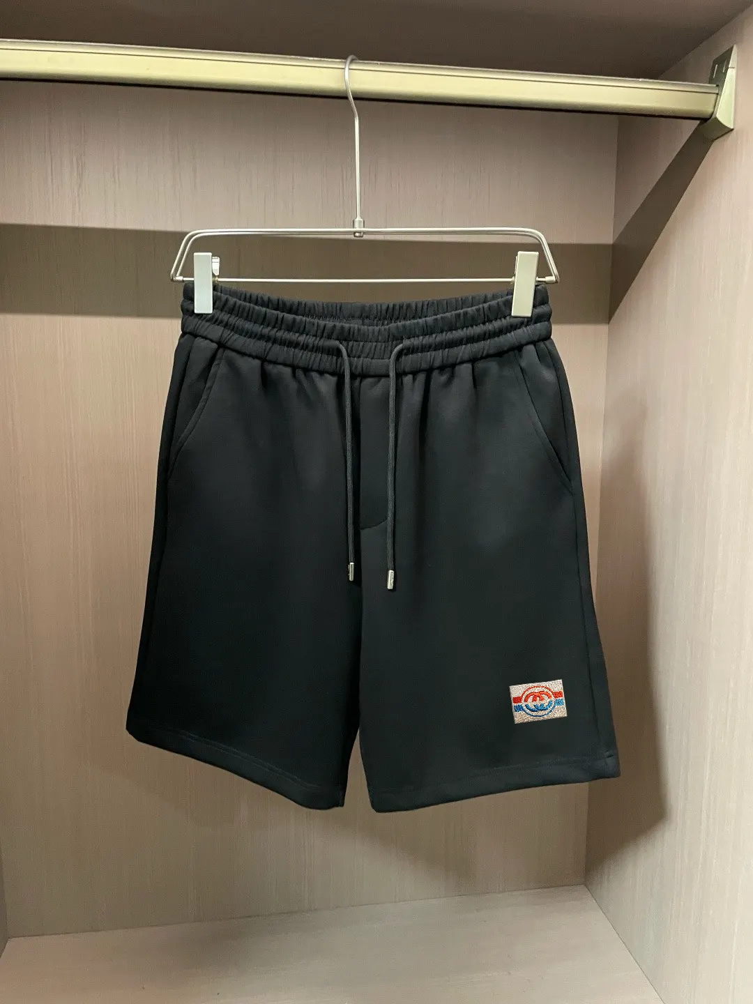 Logo-Patch Cotton Jersey Shorts D14511659