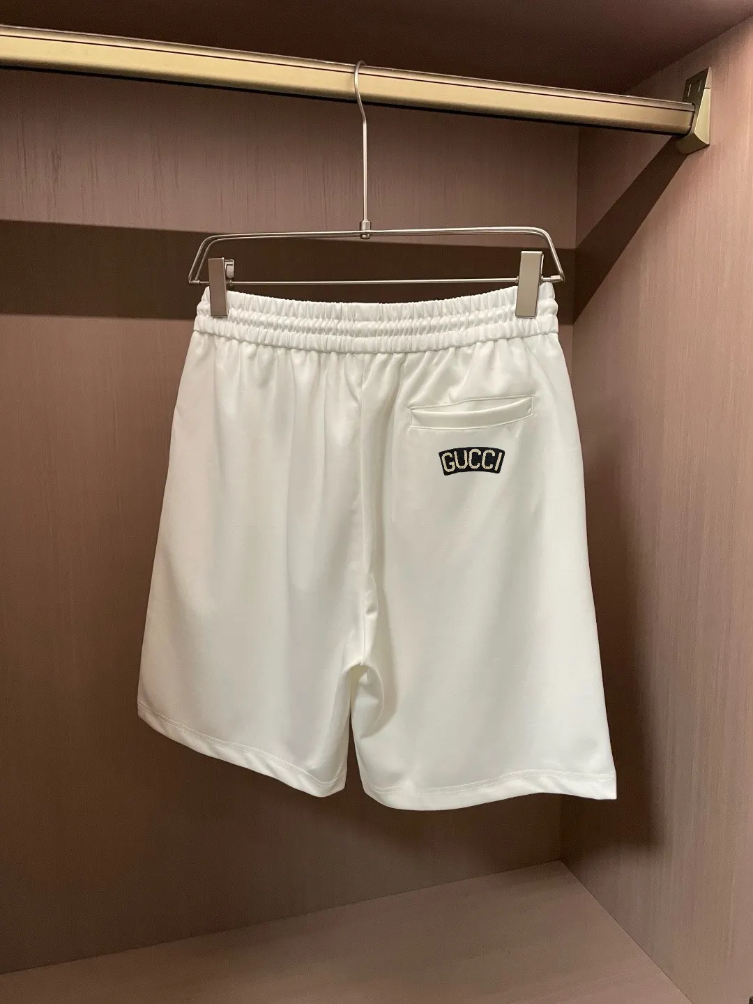 Logo-Appliqué Cotton Jersey Shorts D14511658 — view 4