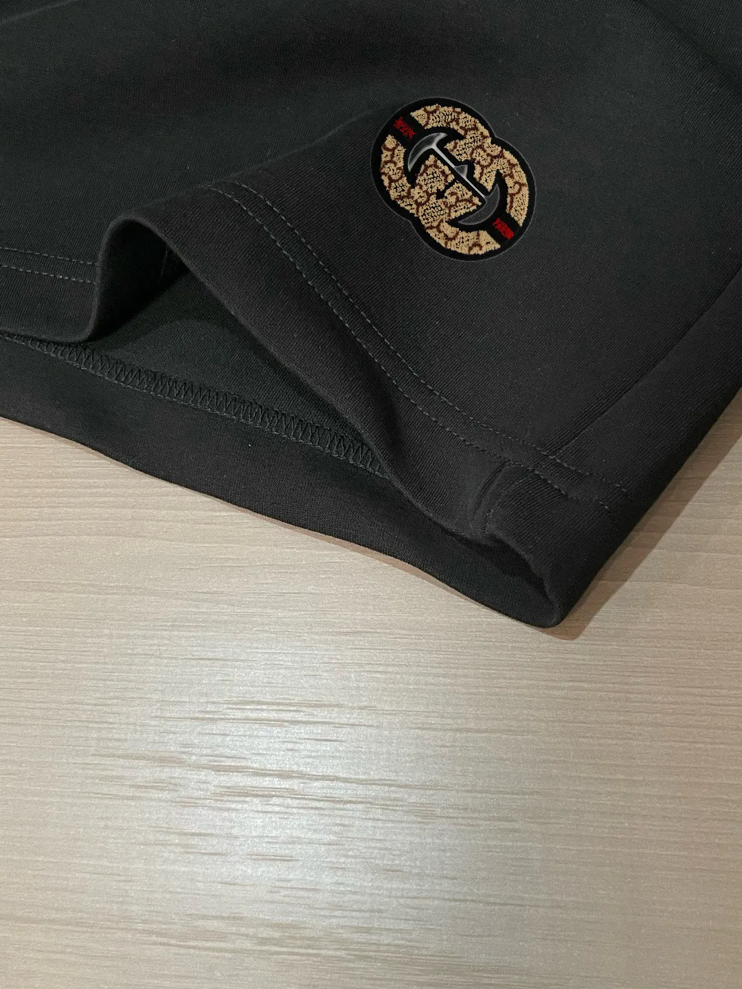 Logo-Appliqué Cotton Jersey Shorts D14511658 — view 5