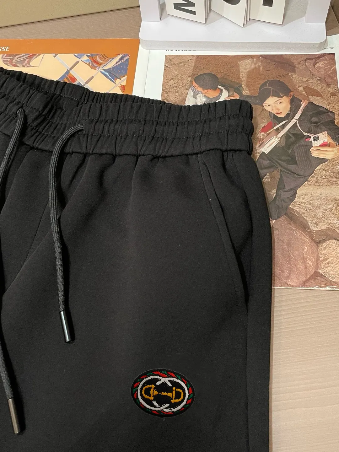 Logo-Embroidered Cotton Jersey Shorts D14511657 — view 5