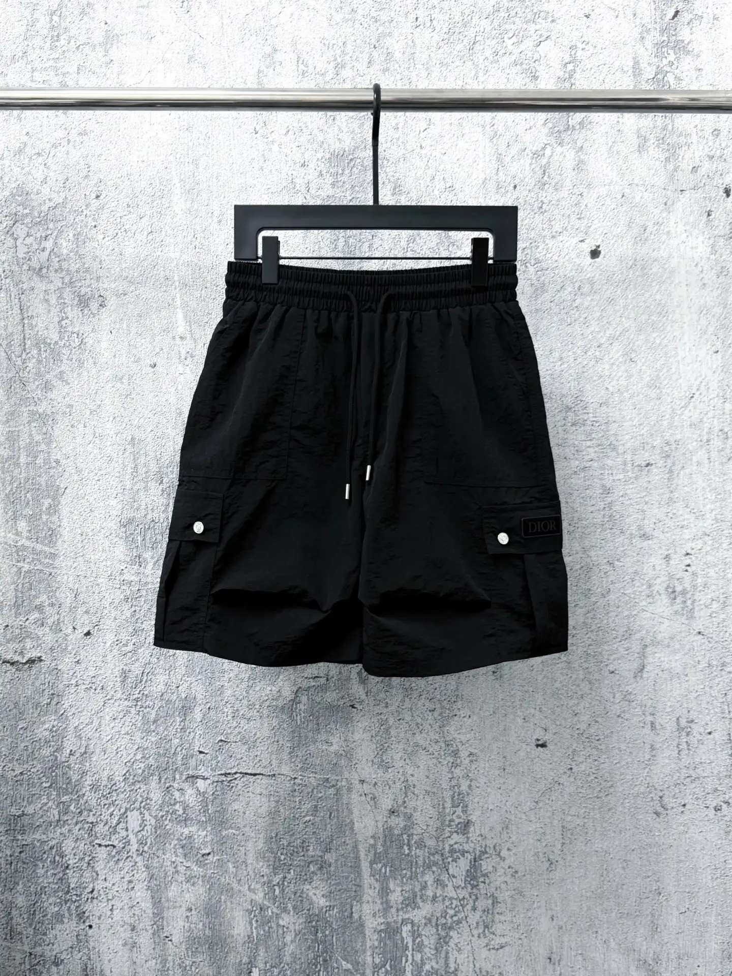 Logo-Patch Technical Nylon Cargo Shorts D18011688