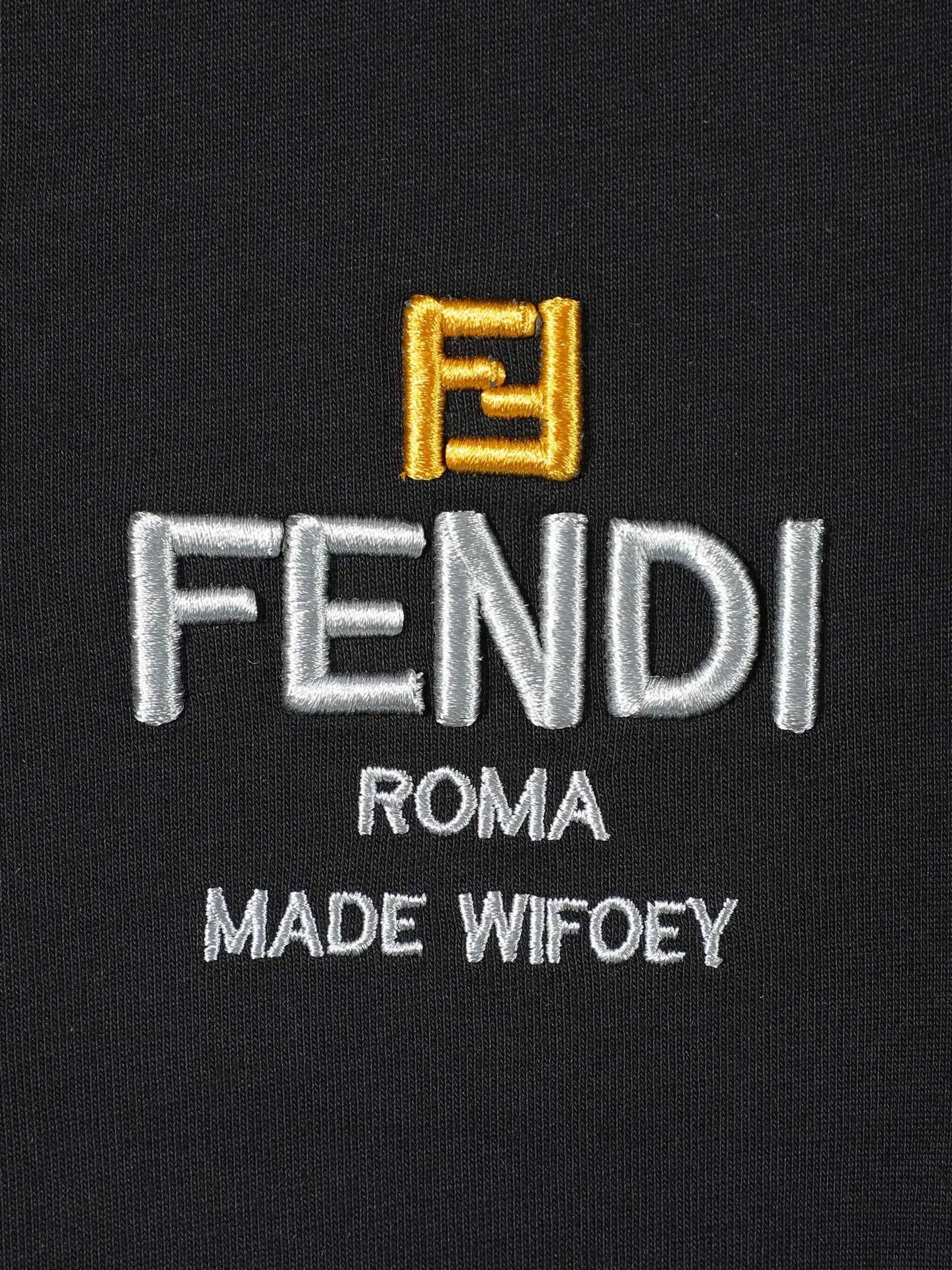 Logo Embroidered Cotton T-Shirt D13011652 — view 4