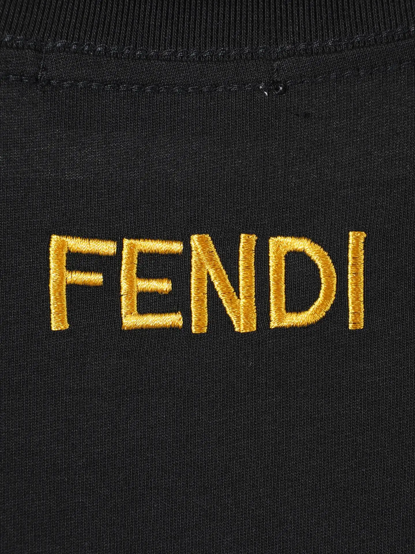 Logo Embroidered Cotton T-Shirt D13011652 — view 7