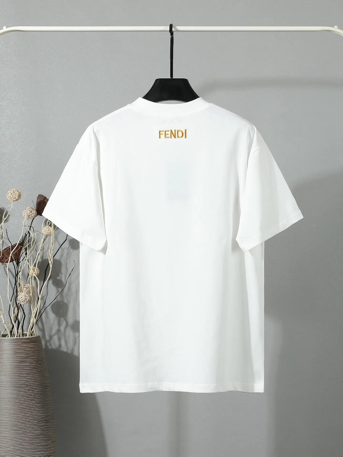 Logo Embroidered Cotton T-Shirt D13011651 — view 2